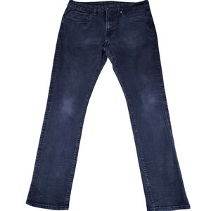 Buffalo David Bitton Straight Six Black Story Jeans Size 34/34 Men's